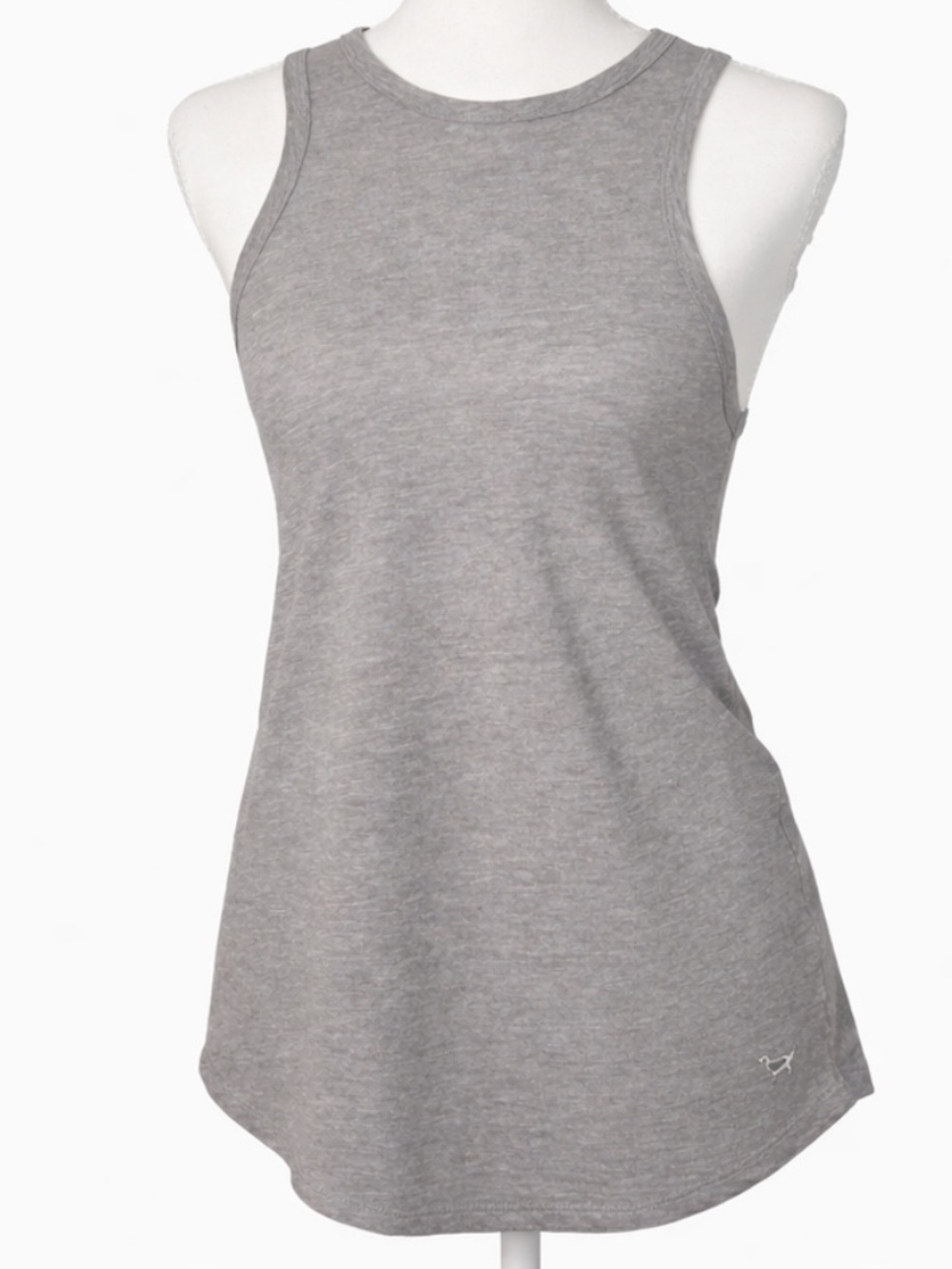 PINK Victoria Secret High neck Racerback top lightweight dog logo XS